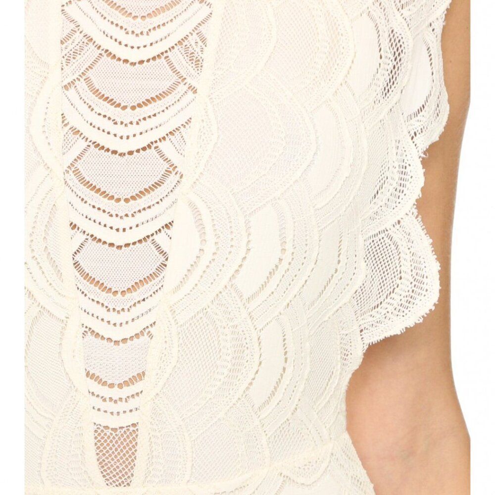NWT White NightCap Clothing Victorian Lace Caletto Wedding Dress Long Boho XS/S - Picture 9 of 16